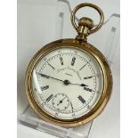 Vintage timing and repeating watch Co pocket watch, ticking well when wound