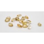 Parcel of 15 Citrines Pear Shape 52.32 Total Carats