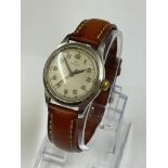 Vintage gents Military style Omega watch Working , but sold with no guarantees possibly recased .