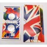 Two Rare Royal Mint 1992 and 1993 Uncirculated 50p Coins Celebrating the European Community. As new,
