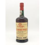 A BOTTLE OF 1964 ALMEIDA VINTAGE RUBY PORT.