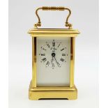 FRENCH 8 DAY BRASS MANTLE CLOCK MADE BY L'EPEE