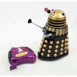 A Fully-Working 1996 Radio Command Dalek! Model based on 1972s Planet of the Daleks. Black and