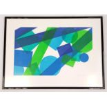 A Limited Edition Abstract Art Print - Signed by the artist. 79 of 135. In frame - 56 x 78.