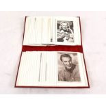 An Autograph Book Of Film Stars from the 1940s. Some are prints, some original - As found.