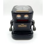 A Vintage Tomy Mr Time Alarm Clock Robot. 15cm tall. As found.