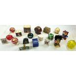 A SELECTION OF 19 MONEY BOXES SEE PHOTOS FOR DISCRIPTIONS