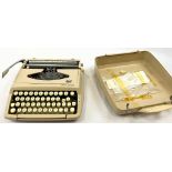 A SMITH CORONA 1960S PORTABLE TYPEWRITER AS FOUND