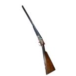 Joseph Lang & Son, 12 bore sbs, serial number 13774, barrels 26", chambers 2.5", chokes 1/4,1/2,