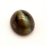 A 12ct Cats-Eye Chrysoberyl Gemstone. 2.4g 12x9x10mm