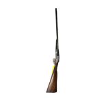 H.J Hussey Ltd, 12 bore sbs, serial no 14542, barrels 29", chambers 2.5", chokes 1/4, 3/4, stock