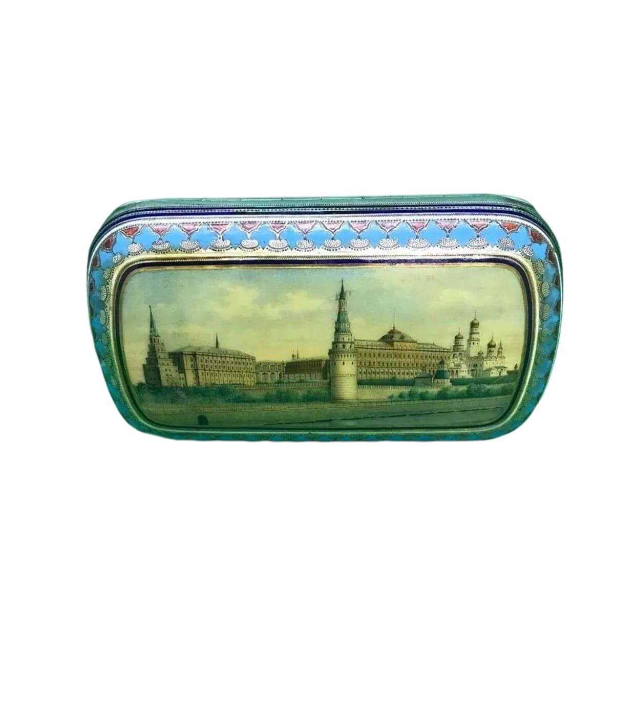 An Antique Imperial Russian Cloisonné Enamel Solid Silver Cigarette case - By well known silversmith - Image 4 of 11