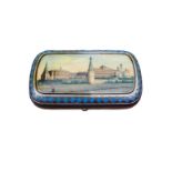 An Antique Imperial Russian Cloisonné Enamel Solid Silver Cigarette case - By well known silversmith