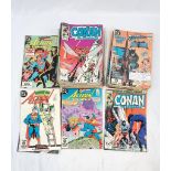 50 Issues 1970s/80s Action Comics. Includes: Conan, Ironman and Spiderman. Mostly very good