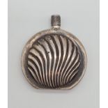 A Vintage Solid Silver Perfume Bottle. Hallmarks for London 1970. 4.5 x 4cm.