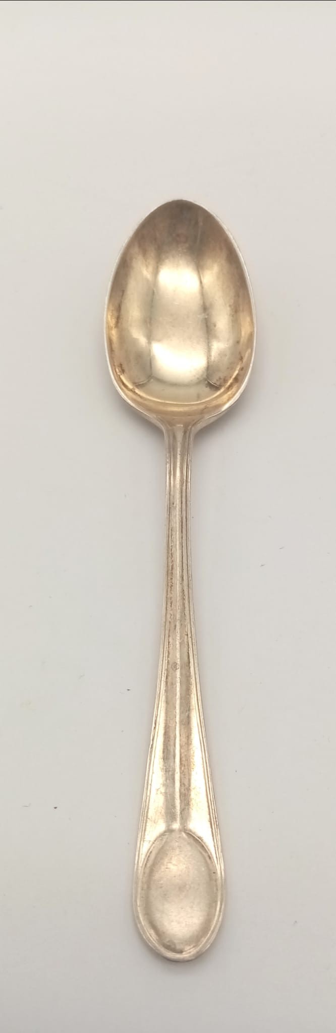 An Antique Mixed Solid Silver Teaspoons Lot. Four with a religious symbol handle. Sugar nips also - Image 3 of 12