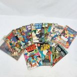 20 Issues of 1970s and 80s X Men, Spiderman Comics. Mixed condition but please see photos. As found.