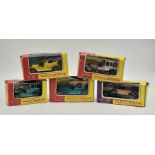 Five Matchbox Model Cars. Y-3 Benz, Y-5, Peugeot, Y-7 Rolls Royce, Y-12 Thomas and Y-15 a