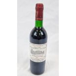 A BOTTLE OF CHATEAU PEYBONHOMME LES TOURS 1989