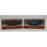 2 MODELS OF ROLLS ROYCE PHANTOM 1 MATCHBOX CARS BY MODELS OF YESTER YEAR. APPROX 11 X 4cms