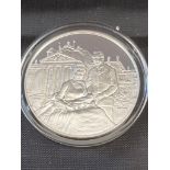 Vintage SILVER coin/medallion issued in 1974 to commemorate the centenary of the birth of WINSTON