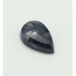A Natural Large Blue Sapphire. 443ct. With GLI cert.