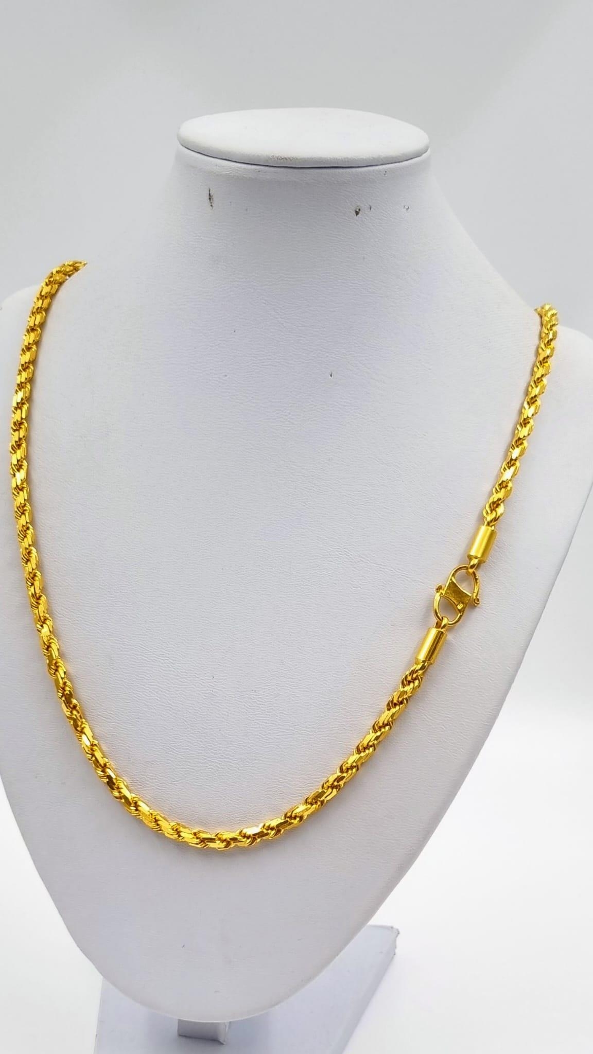 A Heavy 22k Yellow Gold Prince of Wales Link Chain. 58cm. 79.9g. - Image 2 of 4