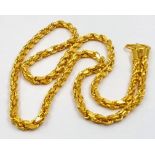 A Heavy 22k Yellow Gold Prince of Wales Link Chain. 58cm. 79.9g.
