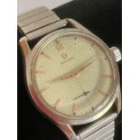 OMEGA ACIER STAYBRITE Gentlemans wristwatch 1950?s model.Full working order with exceptional