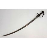 An Antique 19th Century Indian Tulwar Sword 92cm length