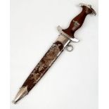 Rare 3rd Reich S.A Dagger. Rzm No M7/51 for the maker Anton Wingen Jr. - Othello, Solingen. They