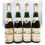 Four Half-Bottles (0.35l) of 1976 Beerenauslese Dessert wine. Intense optimum sweetness from this