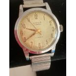 Vintage 1950?s NIDOR VIBRAFLEX Wristwatch. 15 jewels Swiss made,automatic movement. Expandable