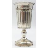 A Silver Kiddush Cup. Gilded interior. 14cm. 115.4g