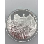 Large SILVER coin/medallion issued in 1974 to commemorate the centenary of the birth of WINSTON