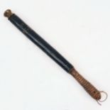 An 1830s William IV Police Truncheon. Painted and gilt-marked with IV and W.R underneath. Good