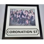 A Multiple Autographed Coronation Street Group Picture. Taken at the 2003 British Soap Awards. 12