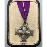 A Rare WW1 Canadian Memorial Cross Silver Medal - Awarded to L-Corporal H.C. Browning. Comes with