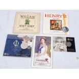 Five Royal Themed Commemorative Coin Collections As New - Queens Jubilee, Queen Victoria Penny,