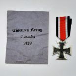 3rd Reich Iron Cross 2nd Class in Original Packet of issue.