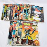 22 Issues Batman 1970s and 80s Comics - Original cents issues - others stamped pence or both.
