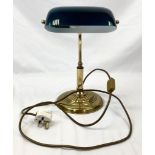 A 1950'S RETRO DESK LAMP. 35cms tall 18cms base diameter.