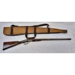 A Double-Barrel Shotgun by John Blanch and Son of 29 Gracechurch Street, London. 14 bore rotary