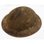 WW1 Somme Barn Find British Brodie Helmet. In as found condition. A nice honest piece.