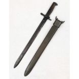 WW1 US 1905 Pattern 16? Springfield Bayonet.