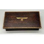 WW2 German Card Box with Hermann Göring?s Personal Staff Eagle on the lid.