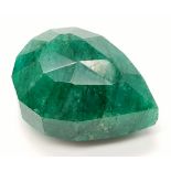 A 252ct Natural Green Emerald. Comes with a certificate.