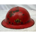 WW2 Home Front Gas Company Helmet.