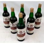 6 BOTTLES OF VINTAGE METAXAS DESSERT WINE FROM GREECE