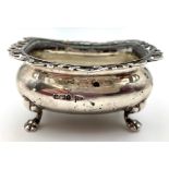 Two Antique Small Silver Bowls. Hallmarks for Birmingham and Sheffield. The smaller has a makers